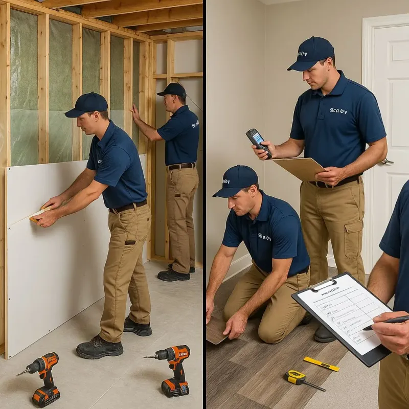 Repairs and Reconstruction process in Orchidlands Estates, HI